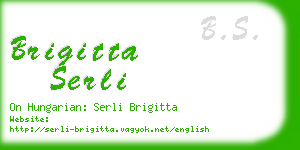 brigitta serli business card